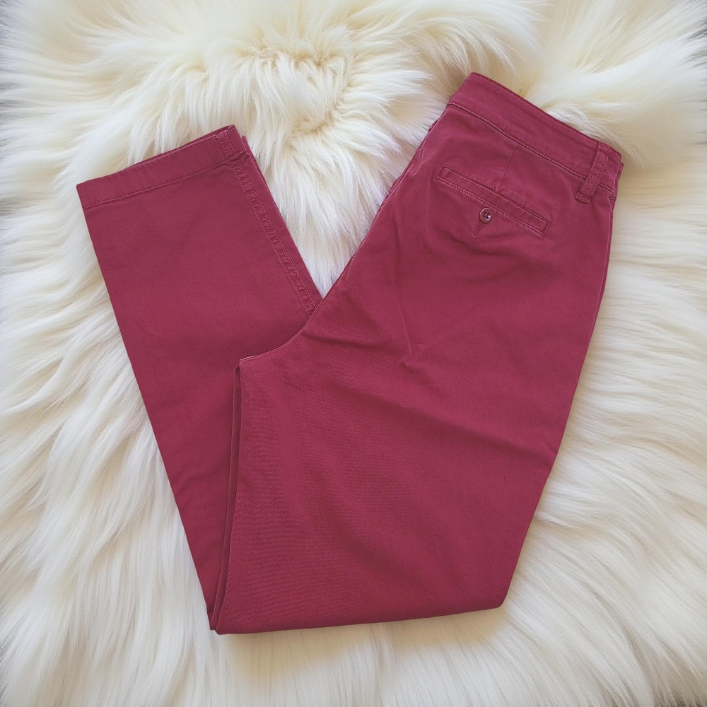 Deep Red Pants